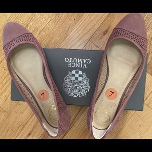 Pink Vince Camuto flats